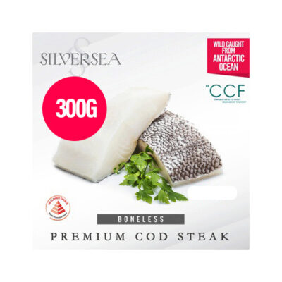 Boneless Cod Fish Steak 300G [Wild Caught Sea Frozen] - Chun Cheng ...
