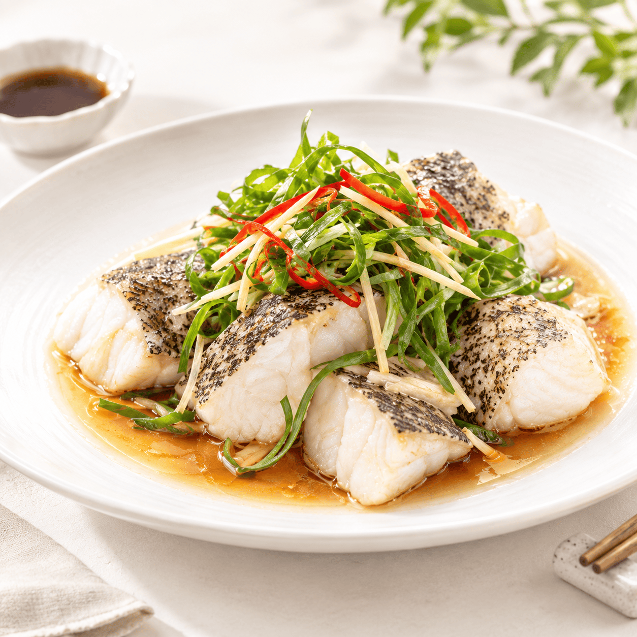 grouper portion steam